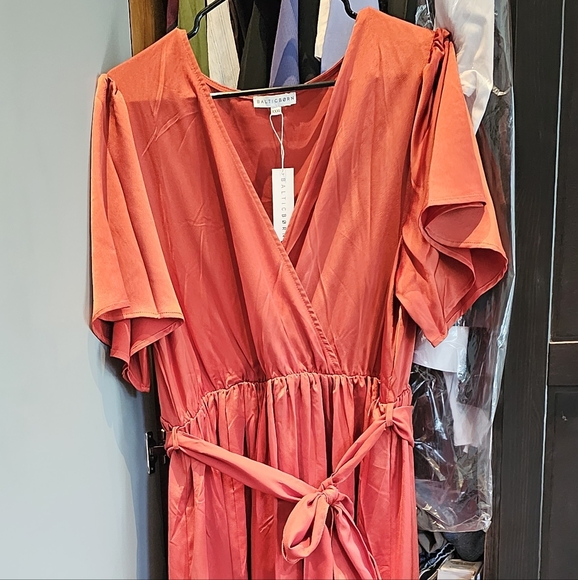 Baltic Born Sicily Satin Maxi Dress XXL - Picture 4 of 5